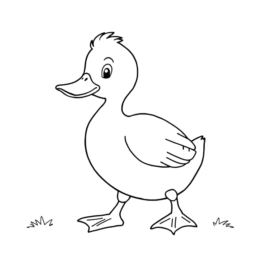 duck صفحات التلوين