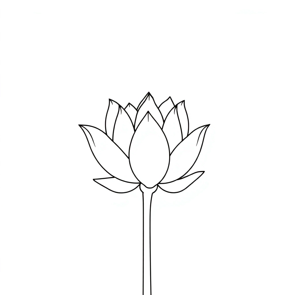 荷花 صفحات التلوين