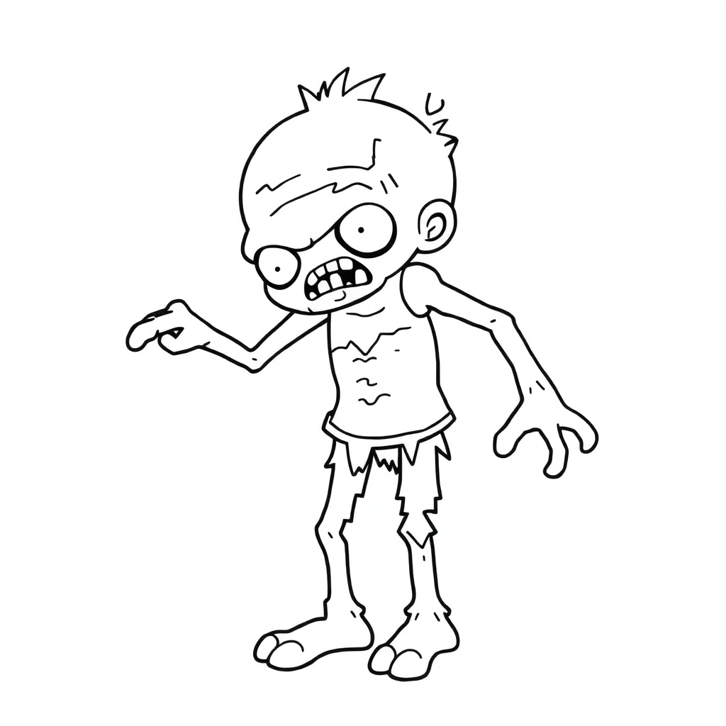 zombie صفحات التلوين