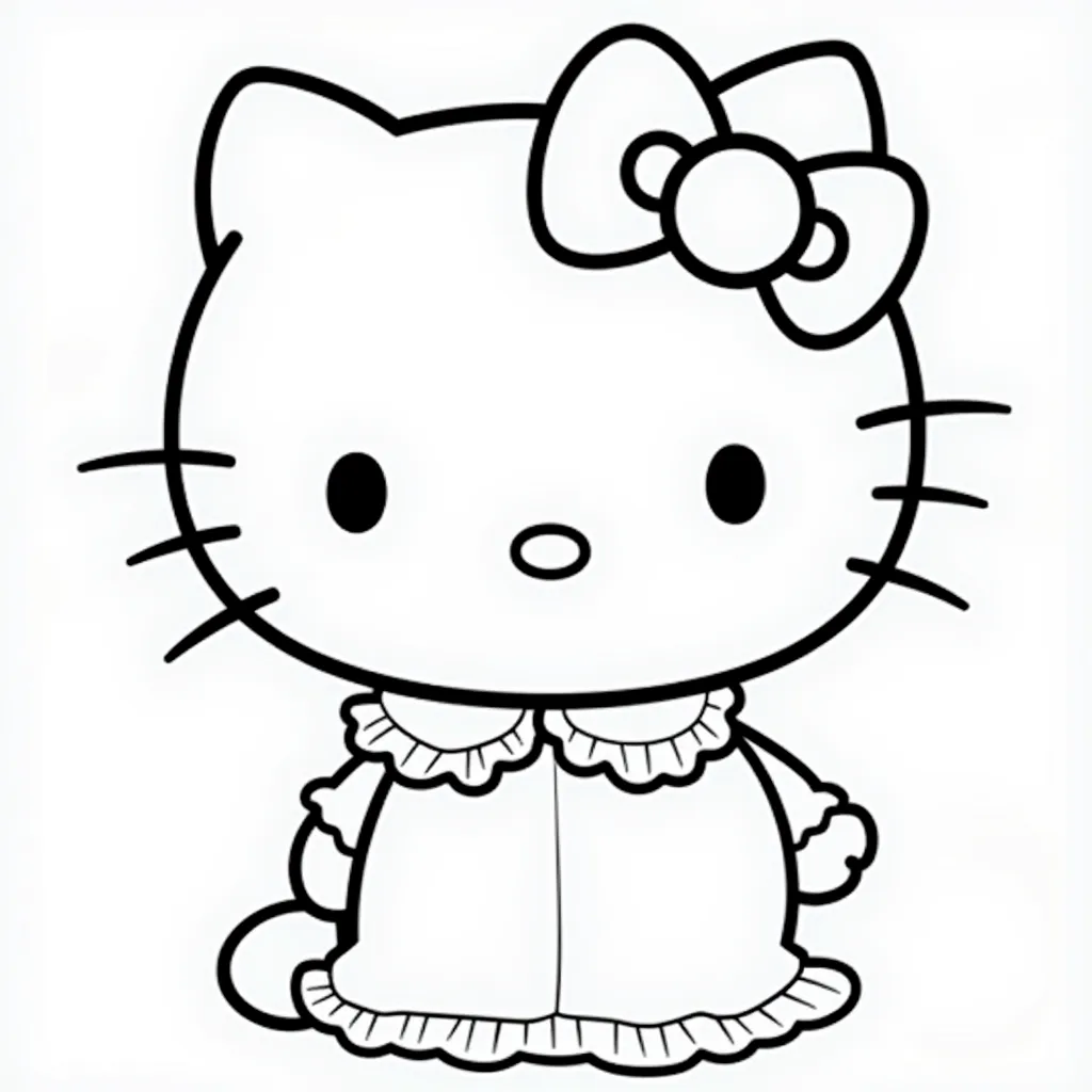 hello kitty coloring pages