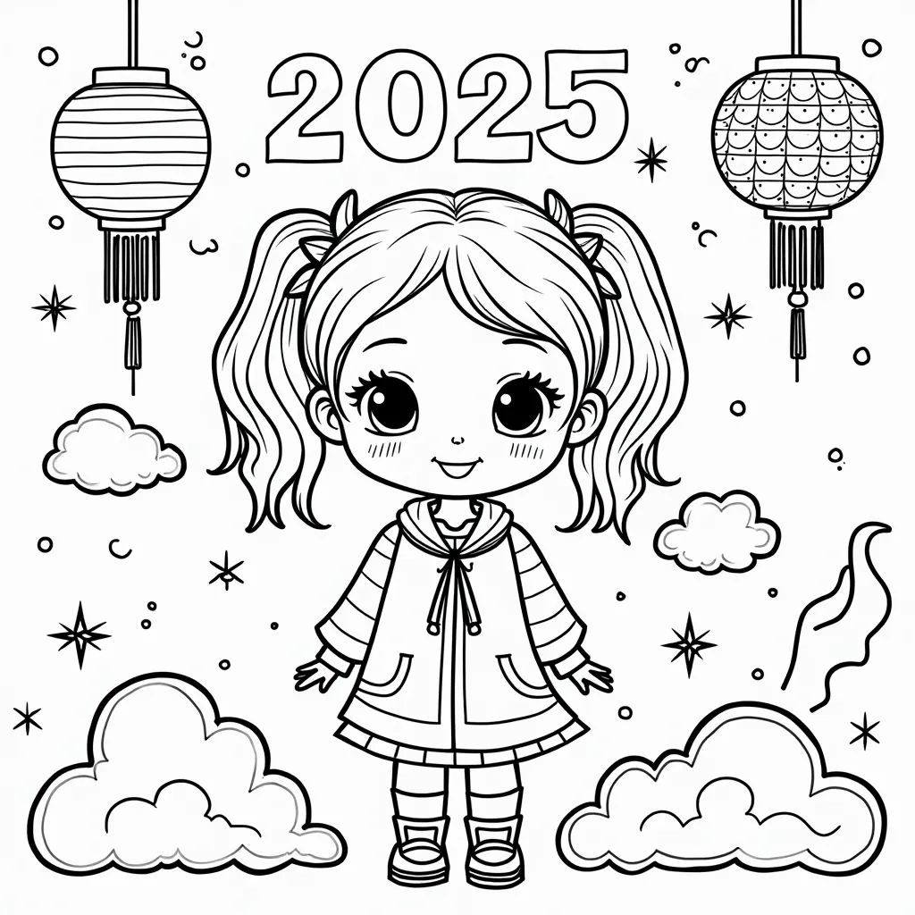 girl coloring pages