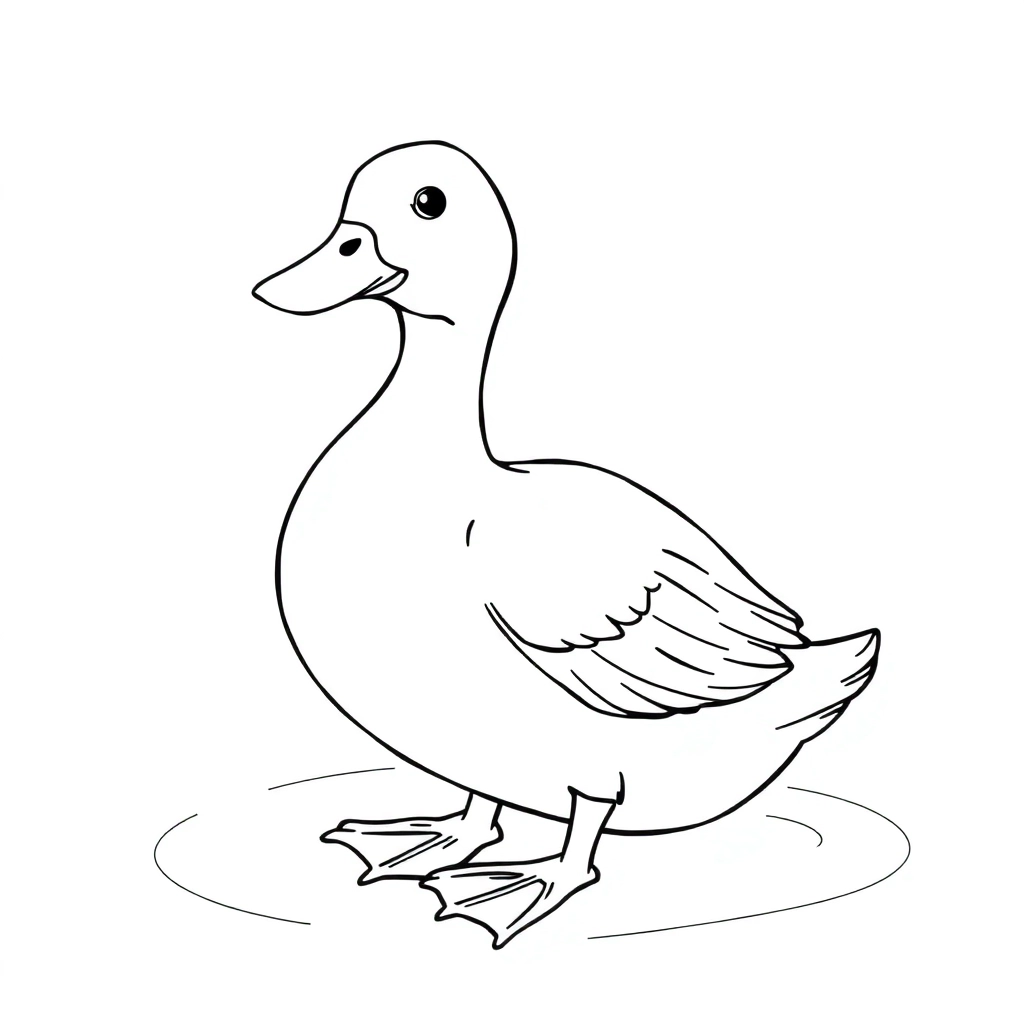 duck صفحات التلوين