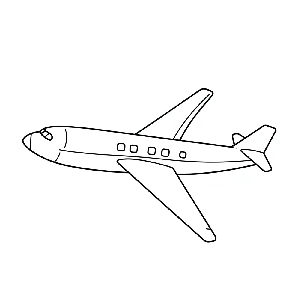 plane صفحات التلوين