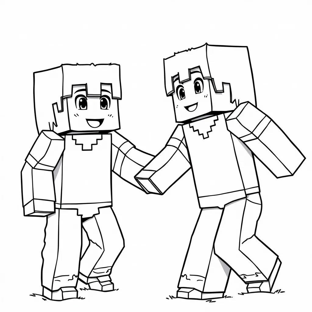 minecraft صفحات التلوين