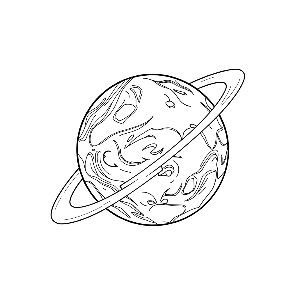 八大行星 صفحات التلوين