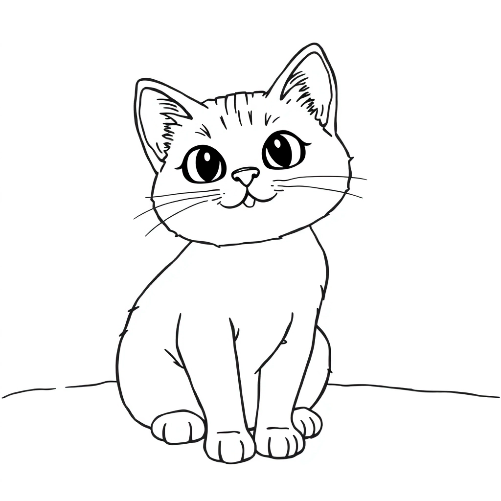 cat صفحات التلوين