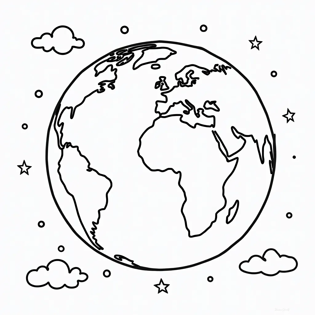 upside world coloring pages