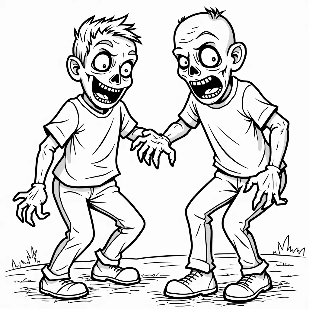 zombie coloring pages