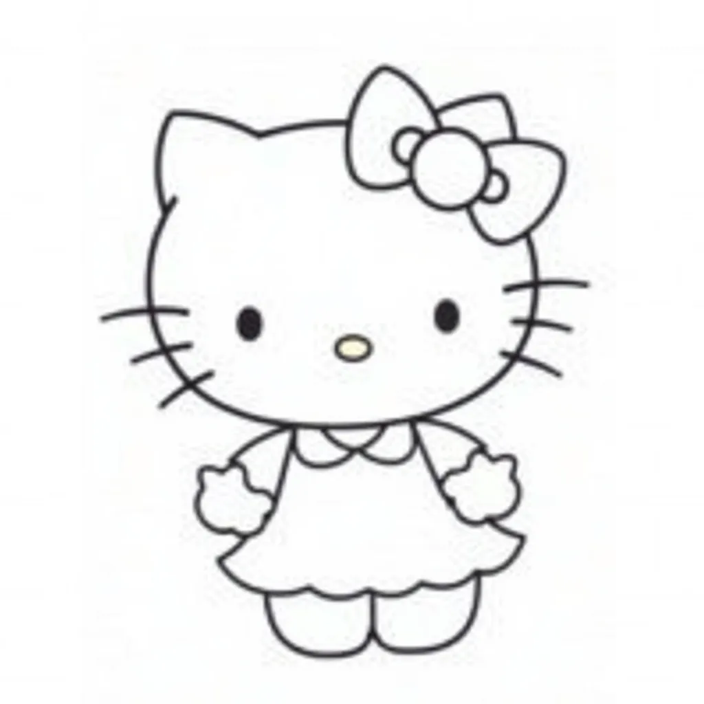 hello kitty coloring pages