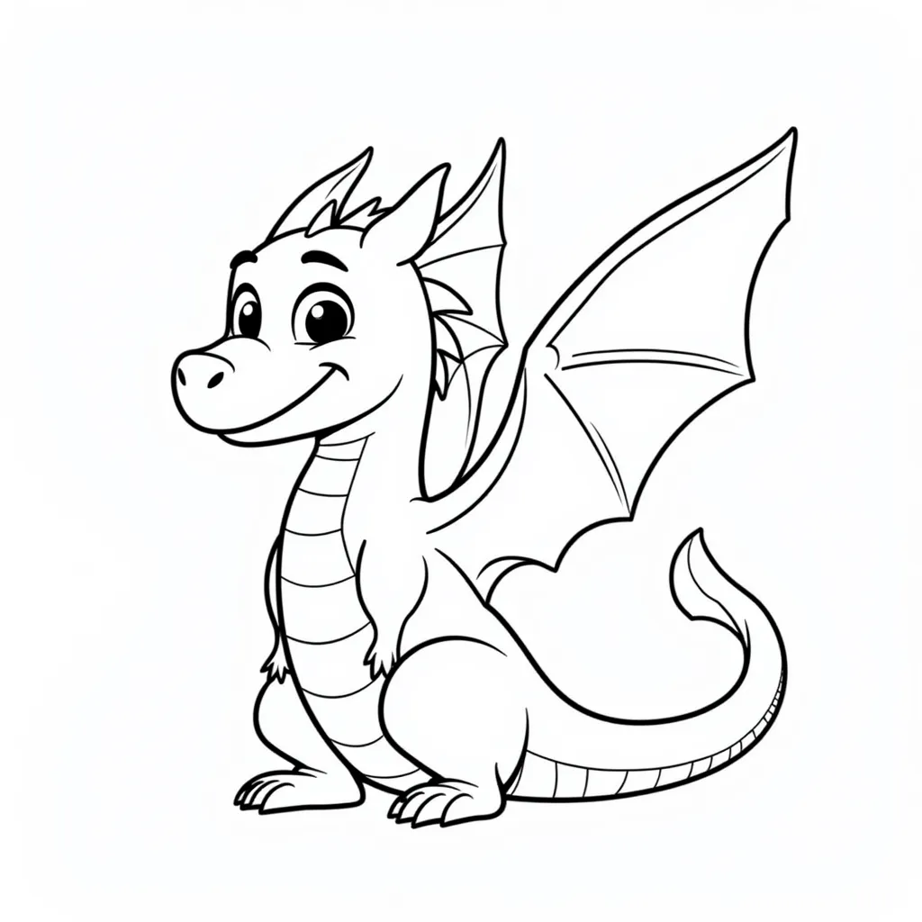 dragon coloring pages