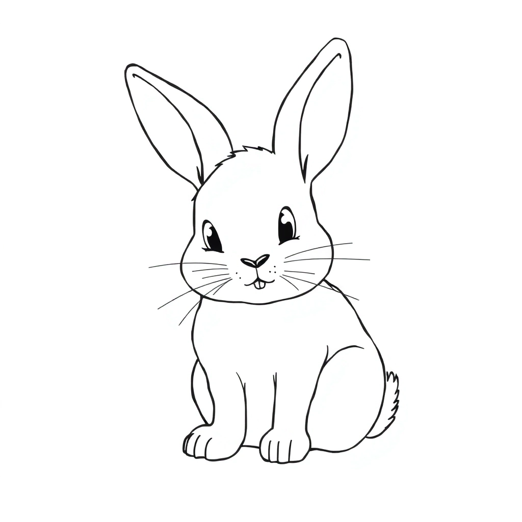 rabbit صفحات التلوين