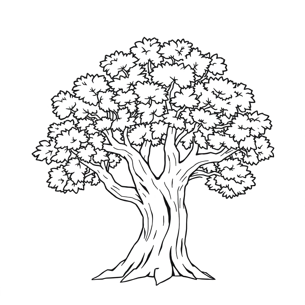 tree Coloring Pages