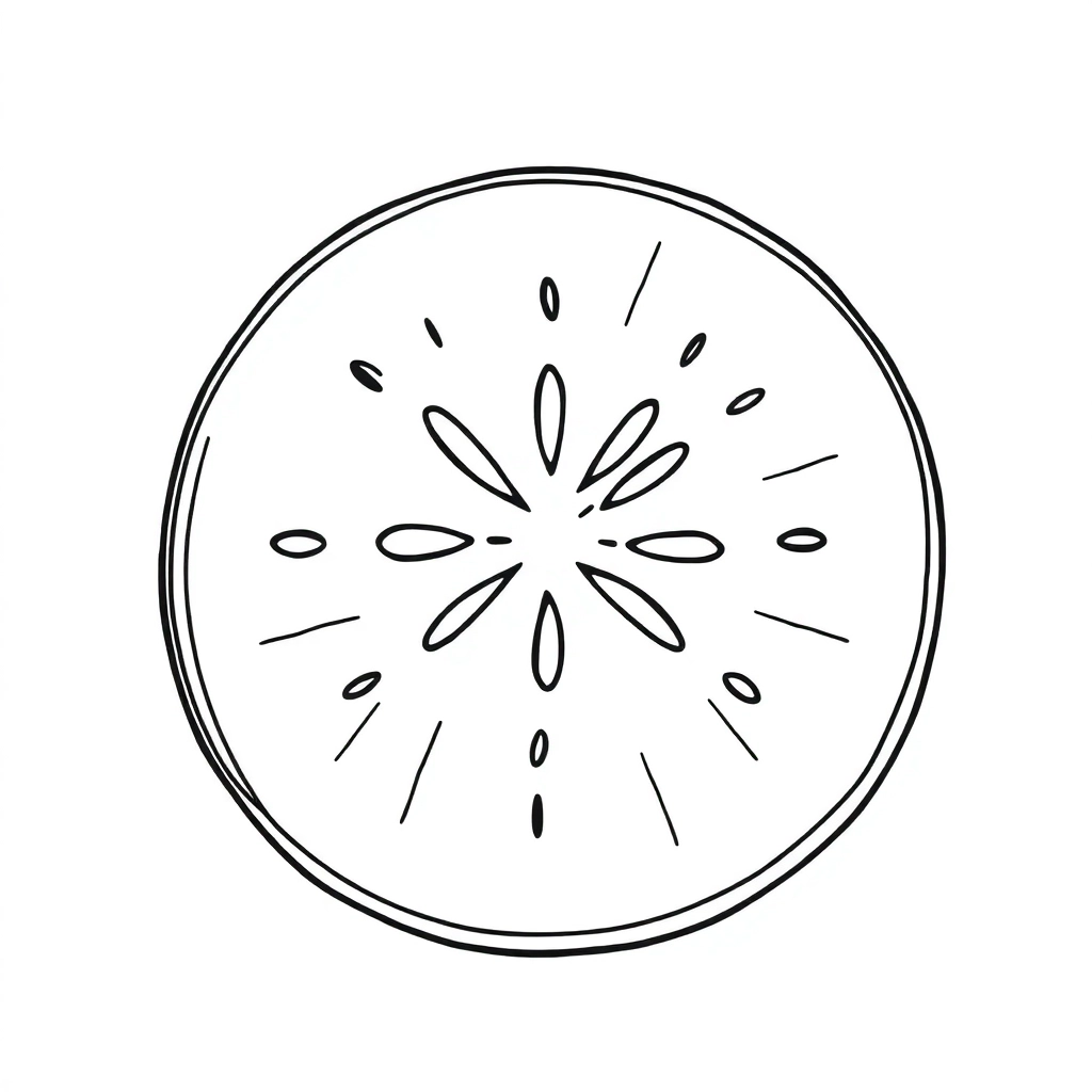 一扇西瓜 صفحات التلوين