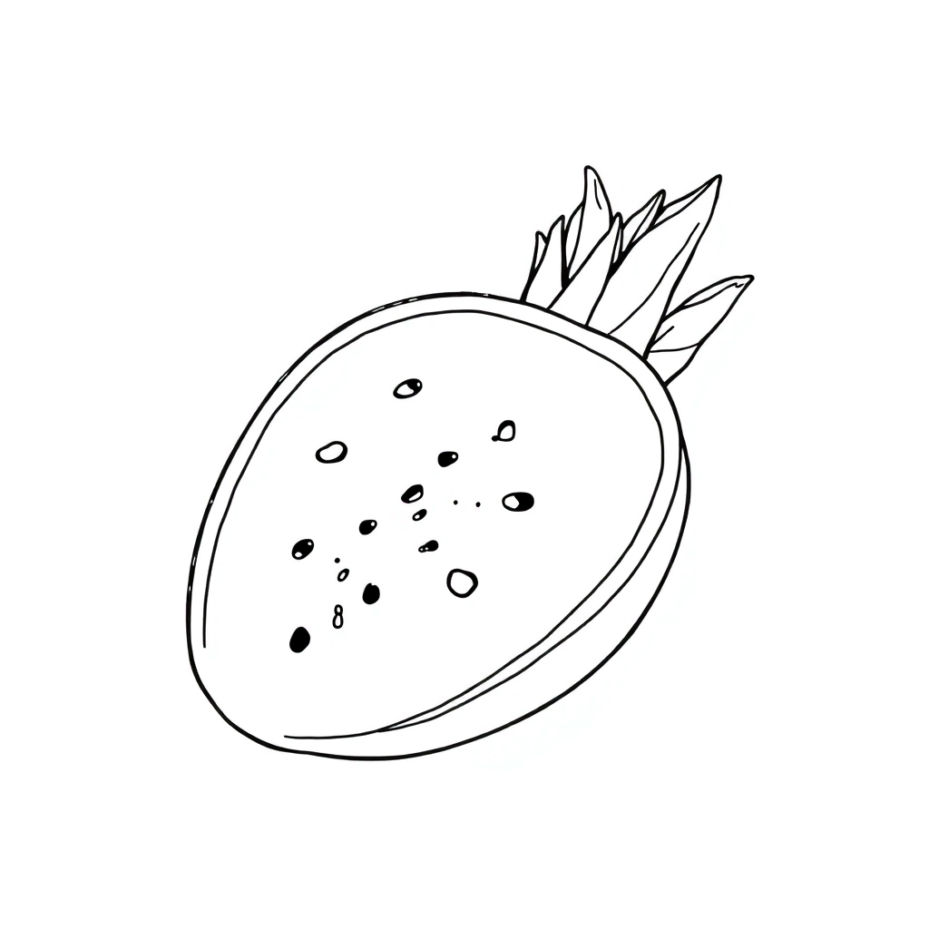 pitaya صفحات التلوين