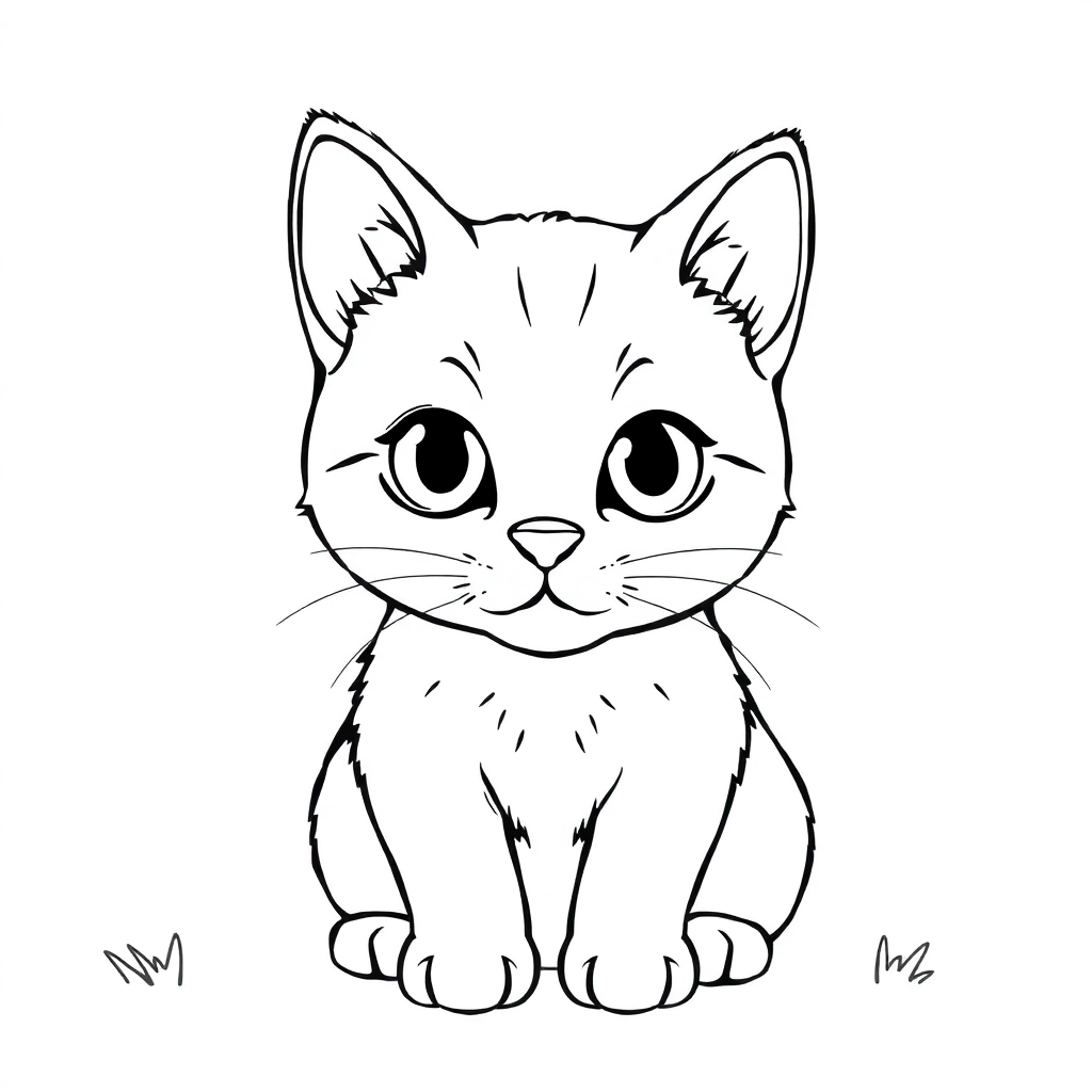 cat صفحات التلوين
