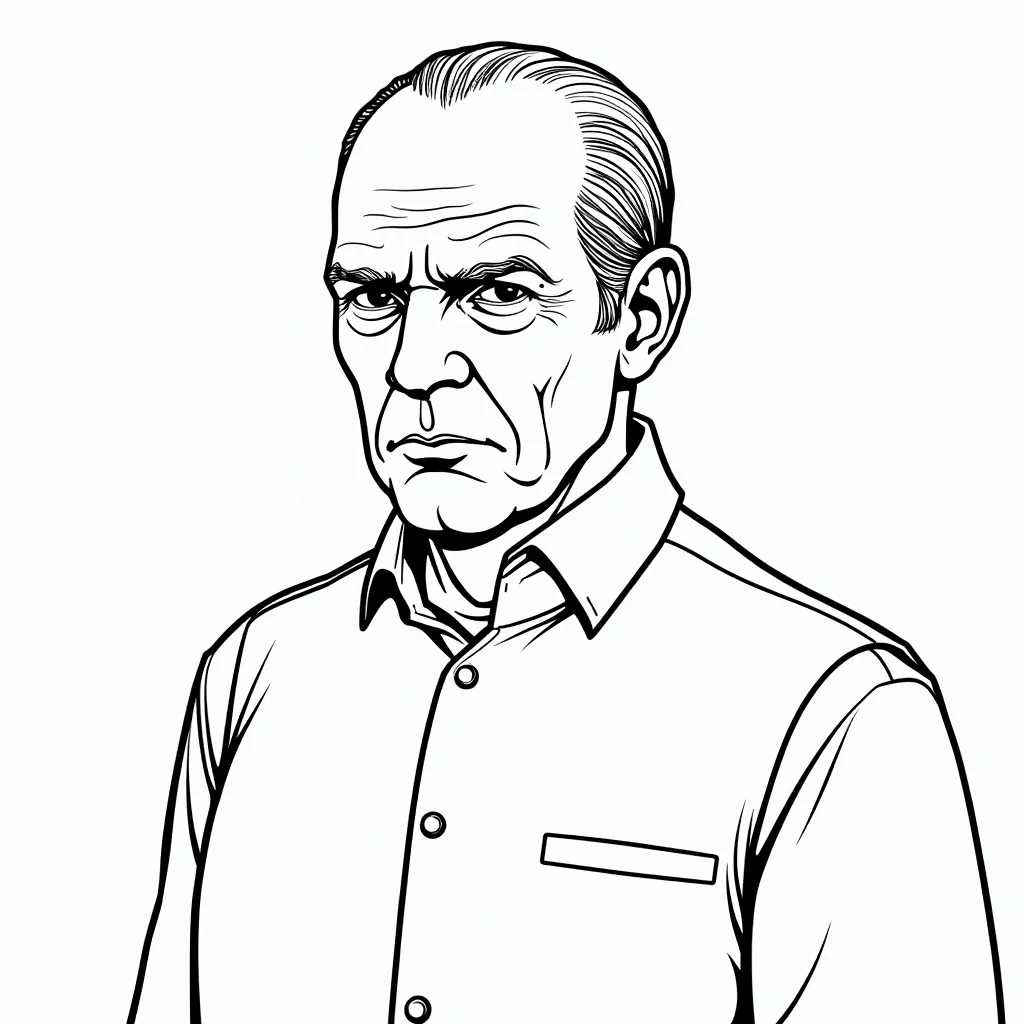 Hannibal Lecter coloring pages