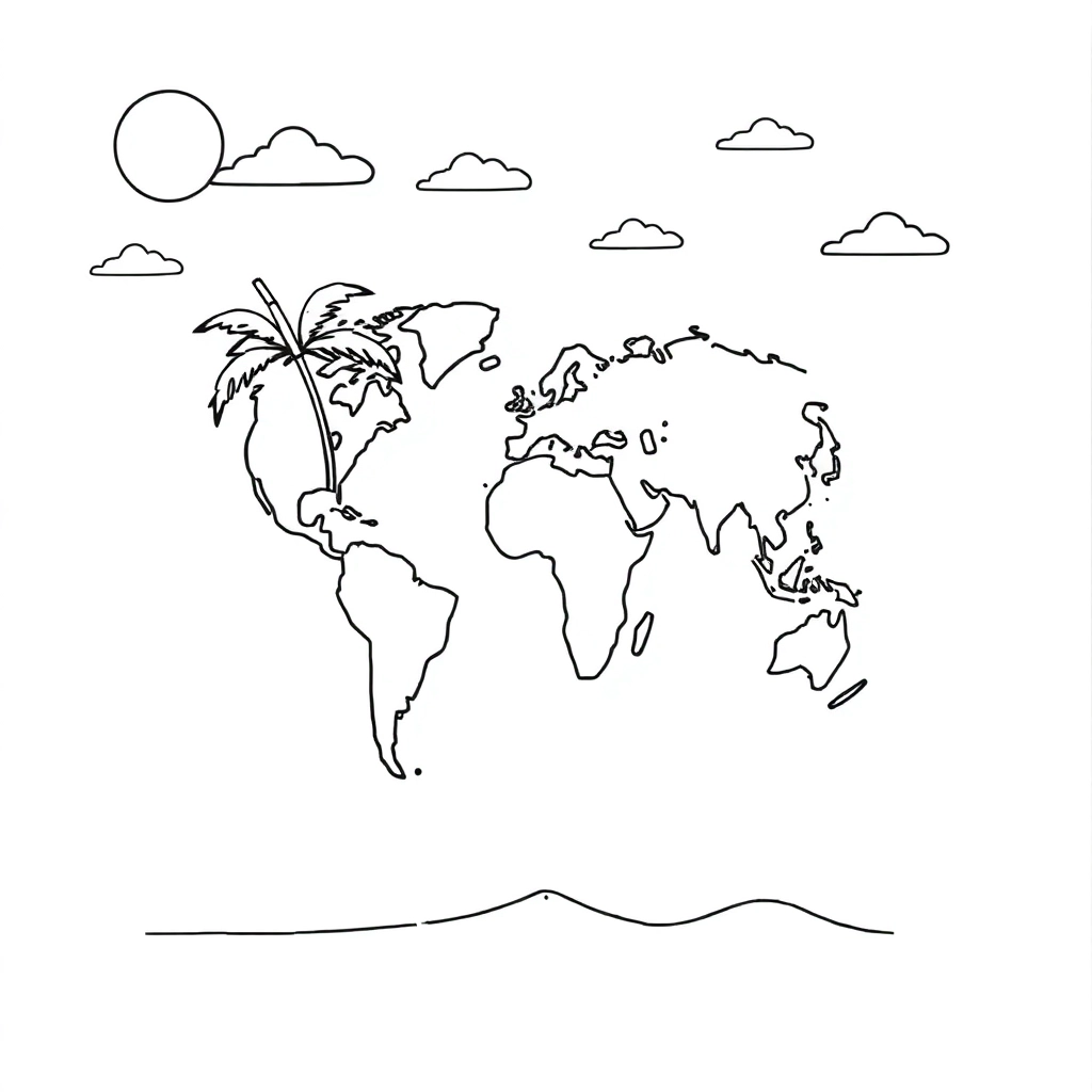 Camadas internas da Terra صفحات التلوين