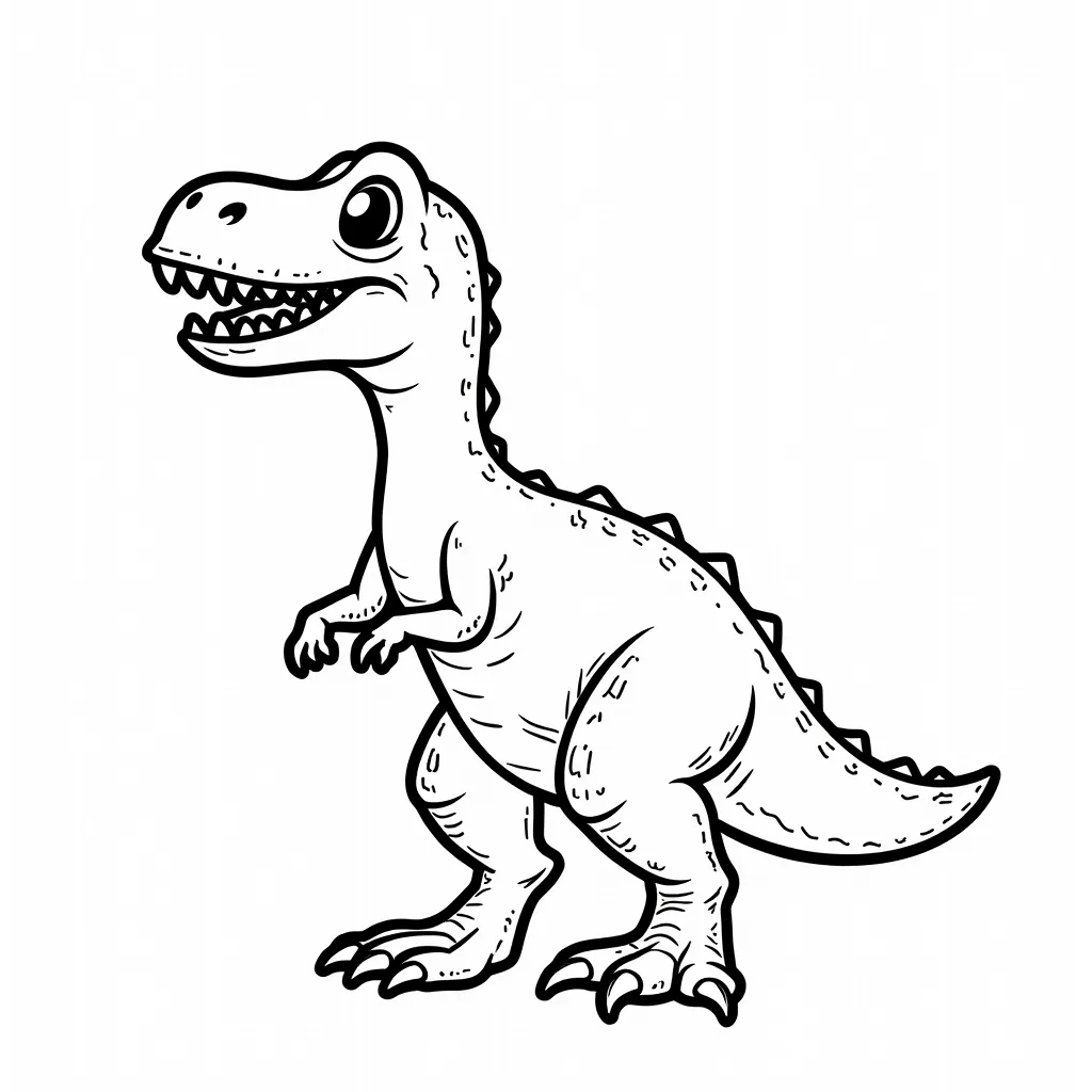 fierce dinosaurs coloring pages