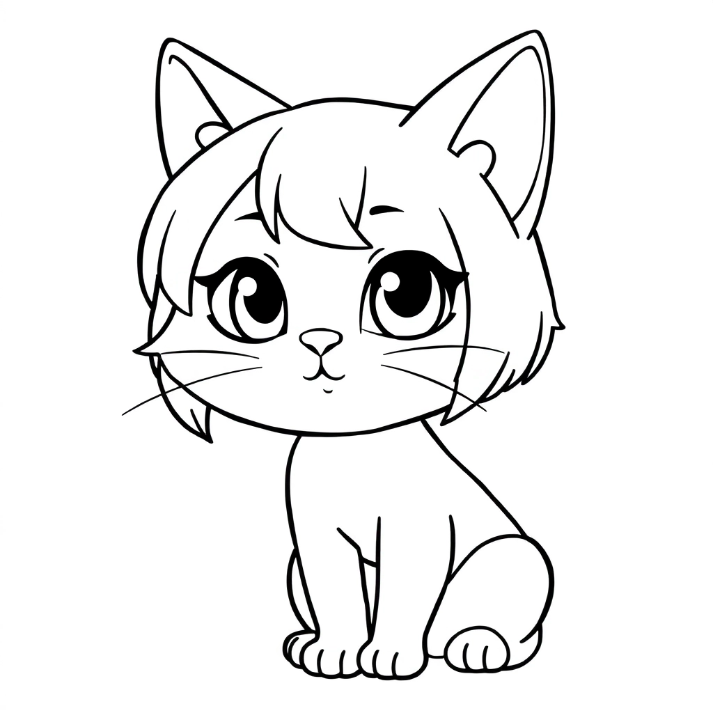 动漫药屋少女的呢喃里的猫猫 صفحات التلوين