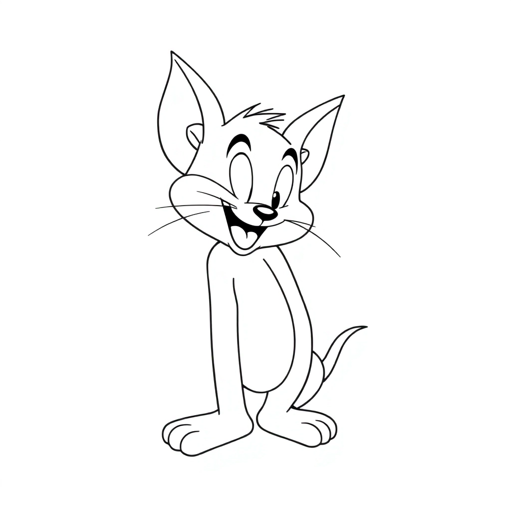 Tom and Jerry صفحات التلوين