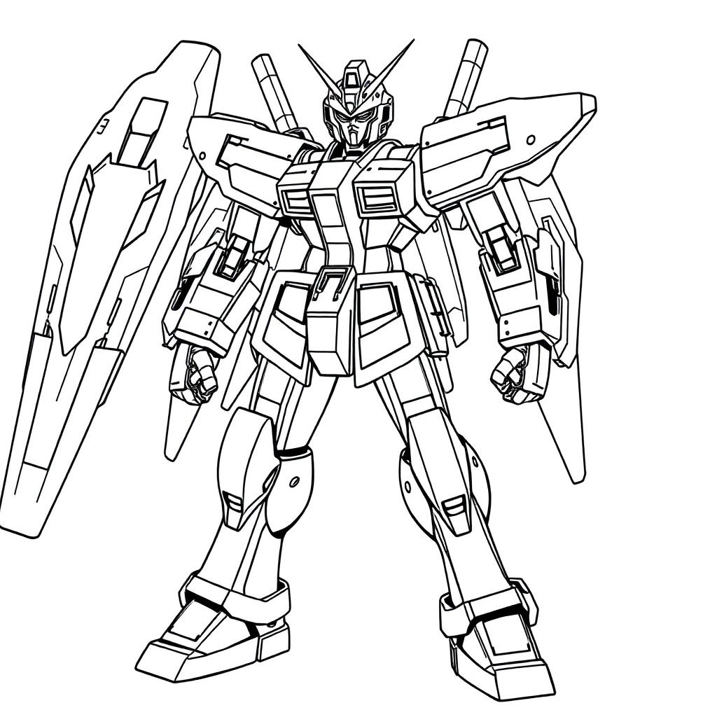 gundam صفحات التلوين