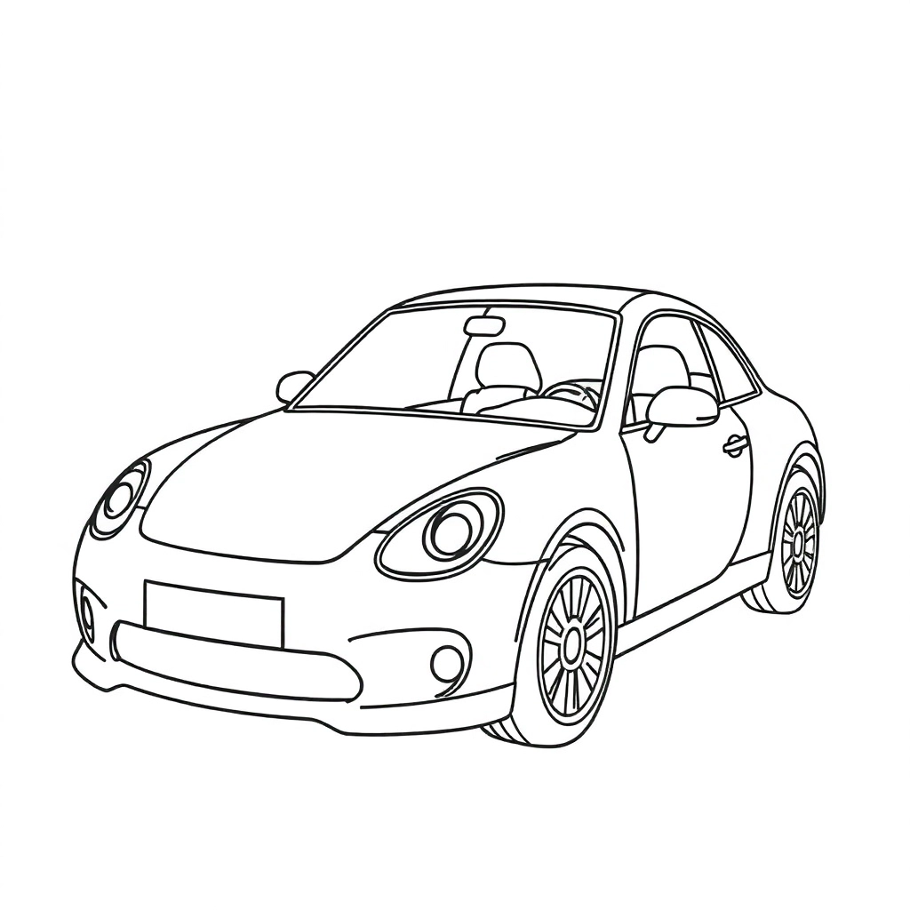 car beauty صفحات التلوين