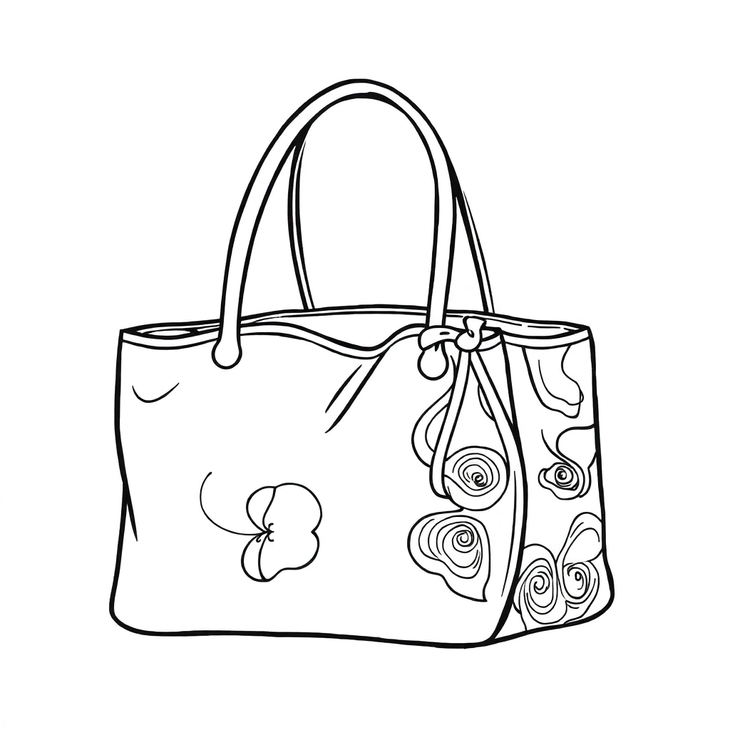 Handicrafts and bags صفحات التلوين