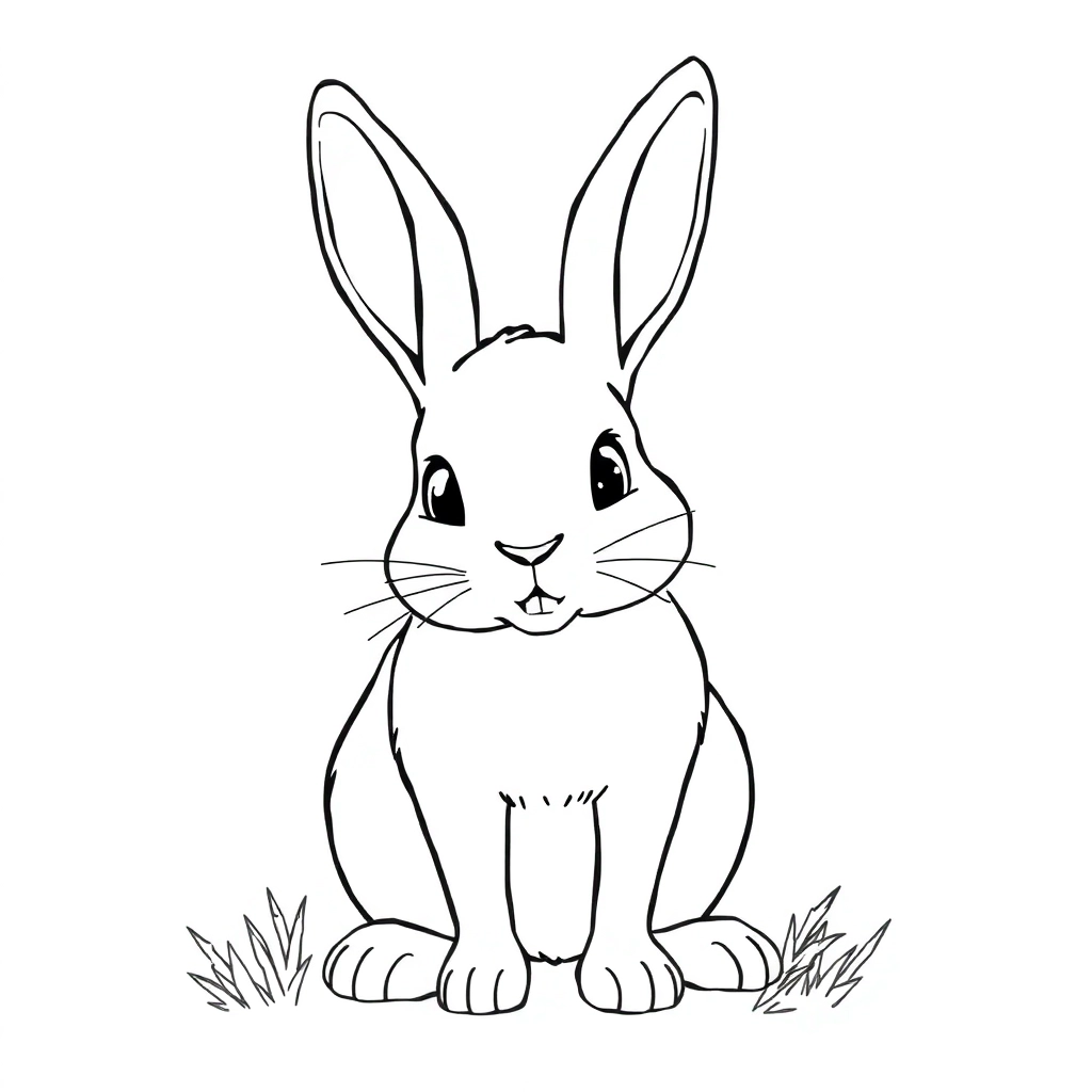 rabbit صفحات التلوين