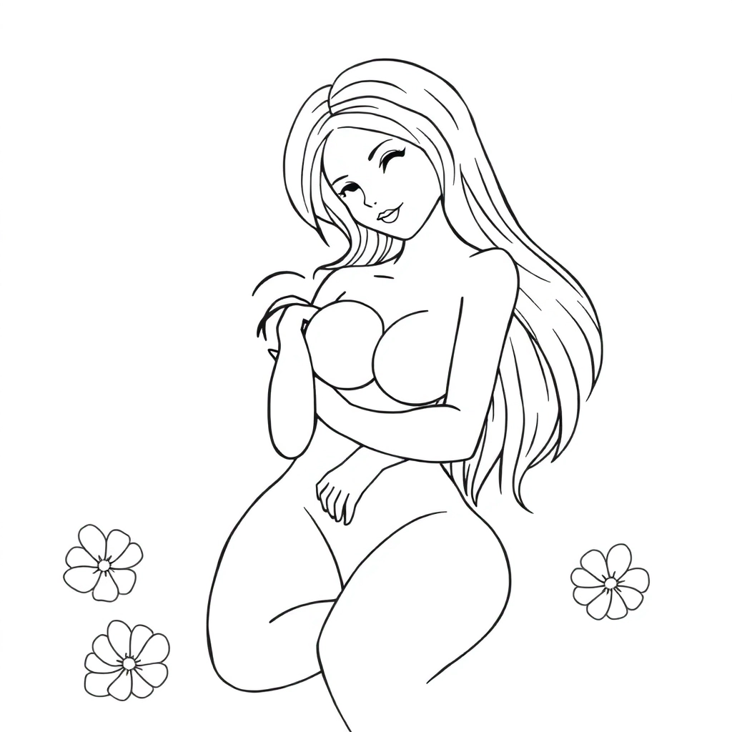 sexy صفحات التلوين