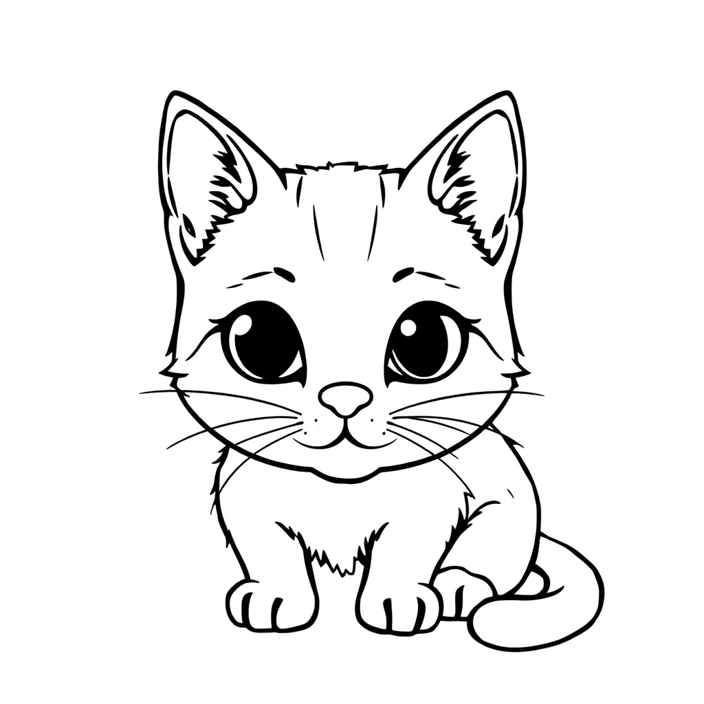 猫猫 صفحات التلوين