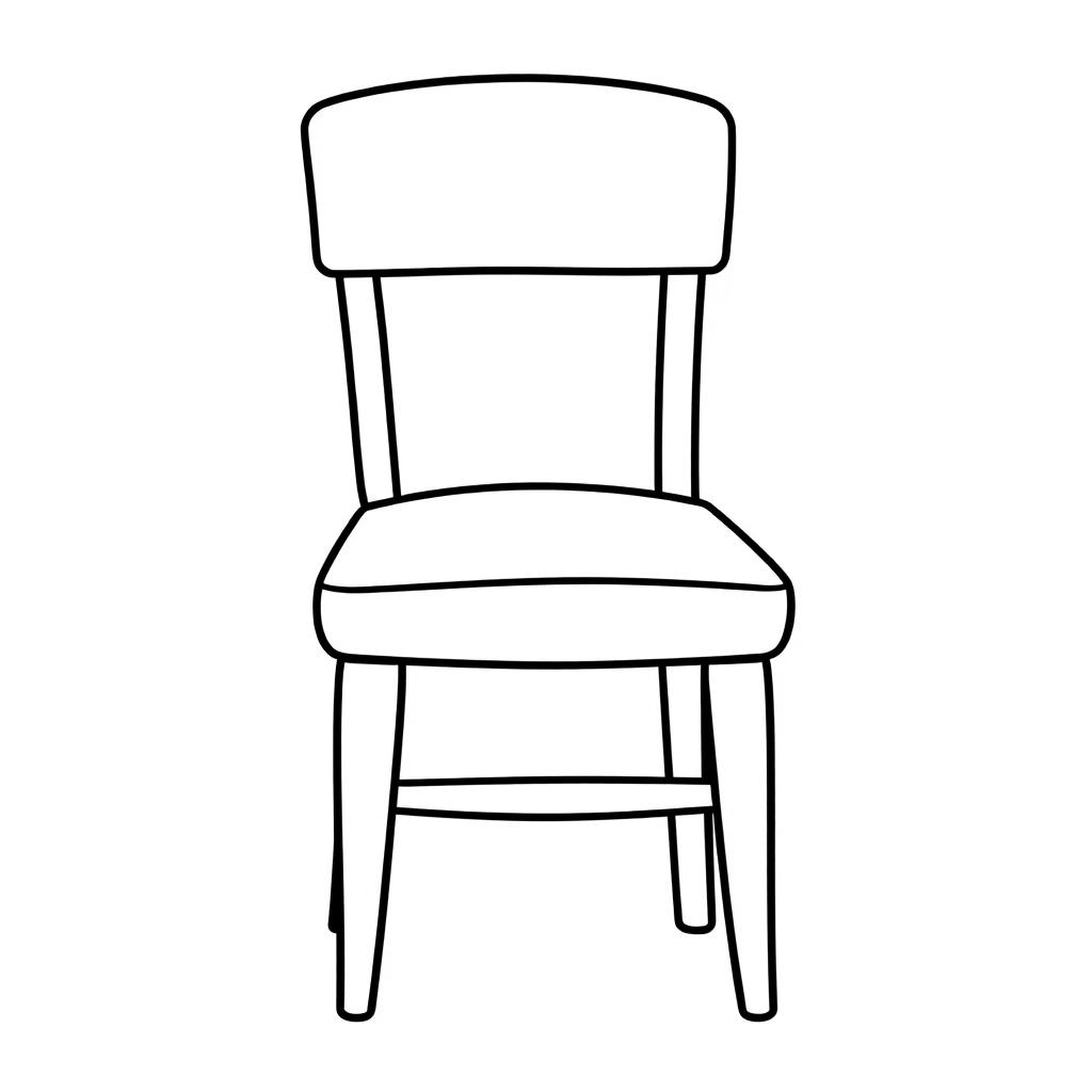 Student chair صفحات التلوين