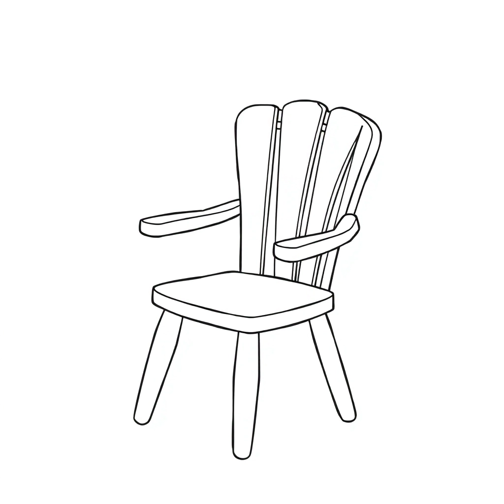 Student chair صفحات التلوين