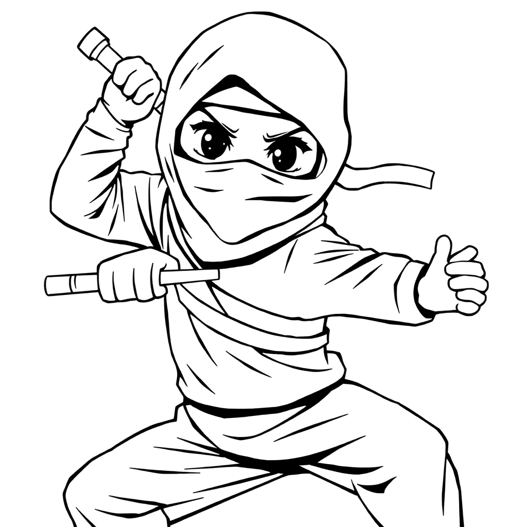 火影忍者白 صفحات التلوين