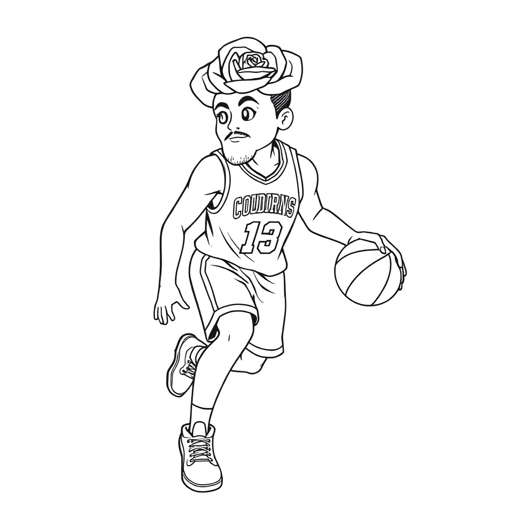 NBA球星罗斯 صفحات التلوين