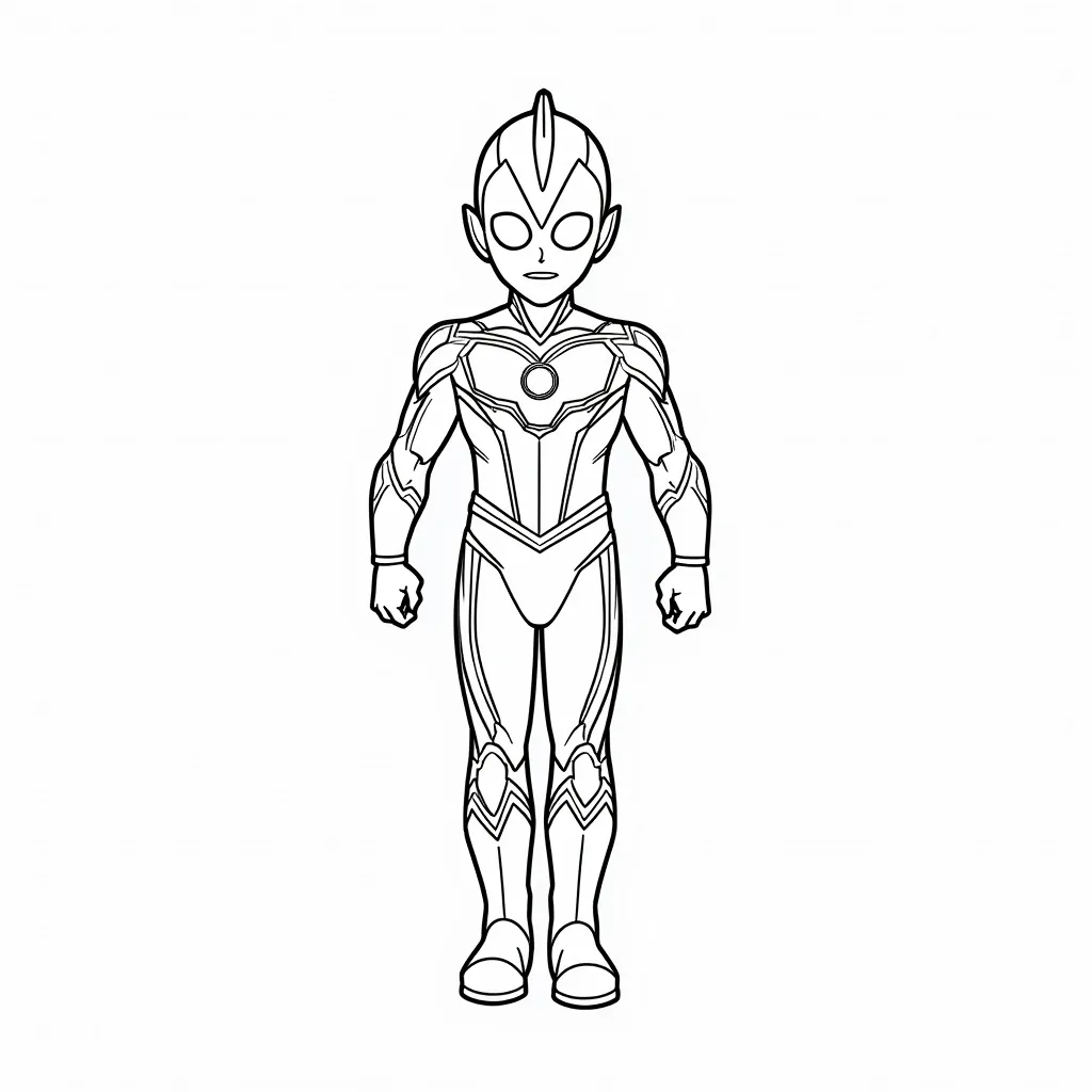 Ultraman celebrates the Spring Festival in China with great joy and happiness coloring pages