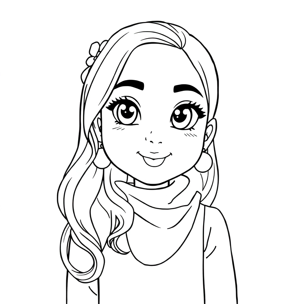 aisha Páginas para Colorear