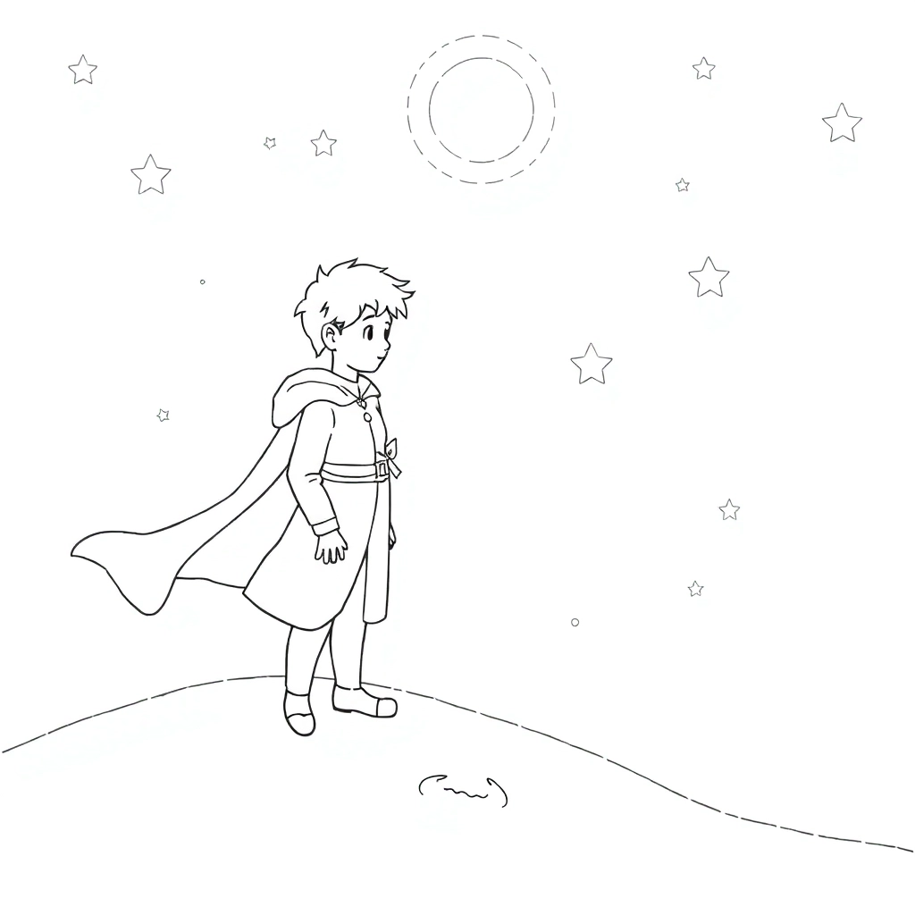 The Little Prince صفحات التلوين