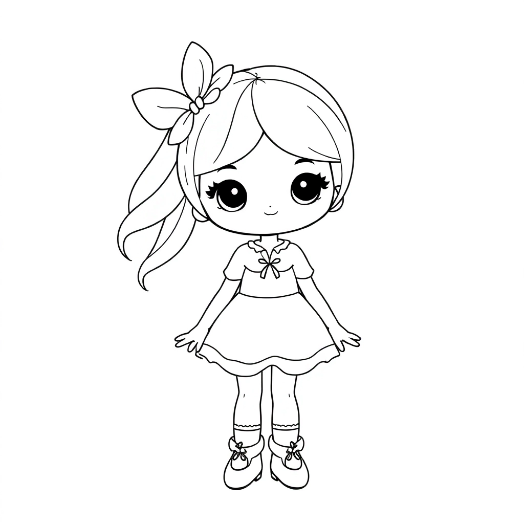 Disney's doll character LinaBell صفحات التلوين