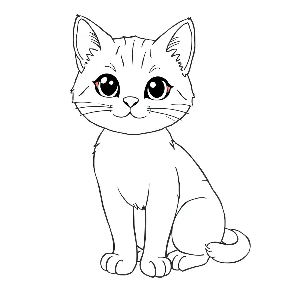 cat صفحات التلوين
