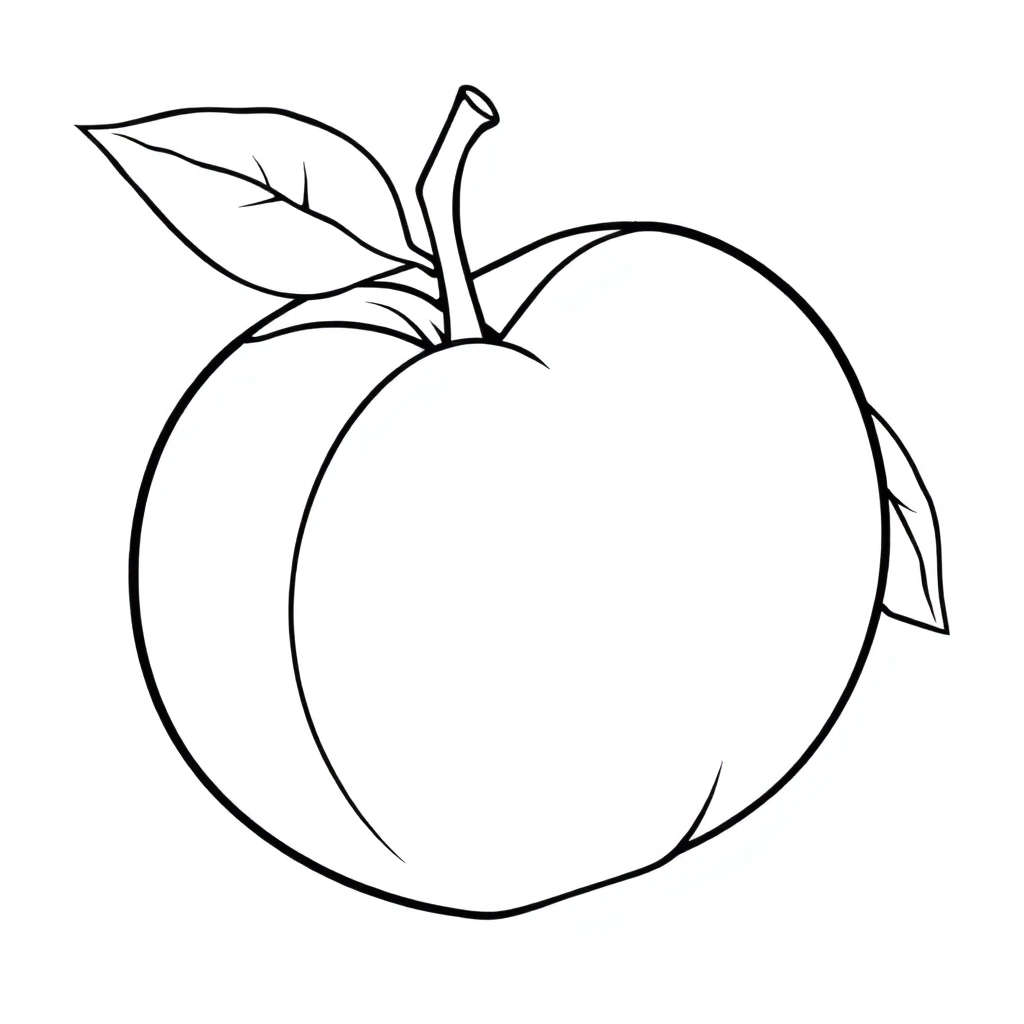 peach صفحات التلوين