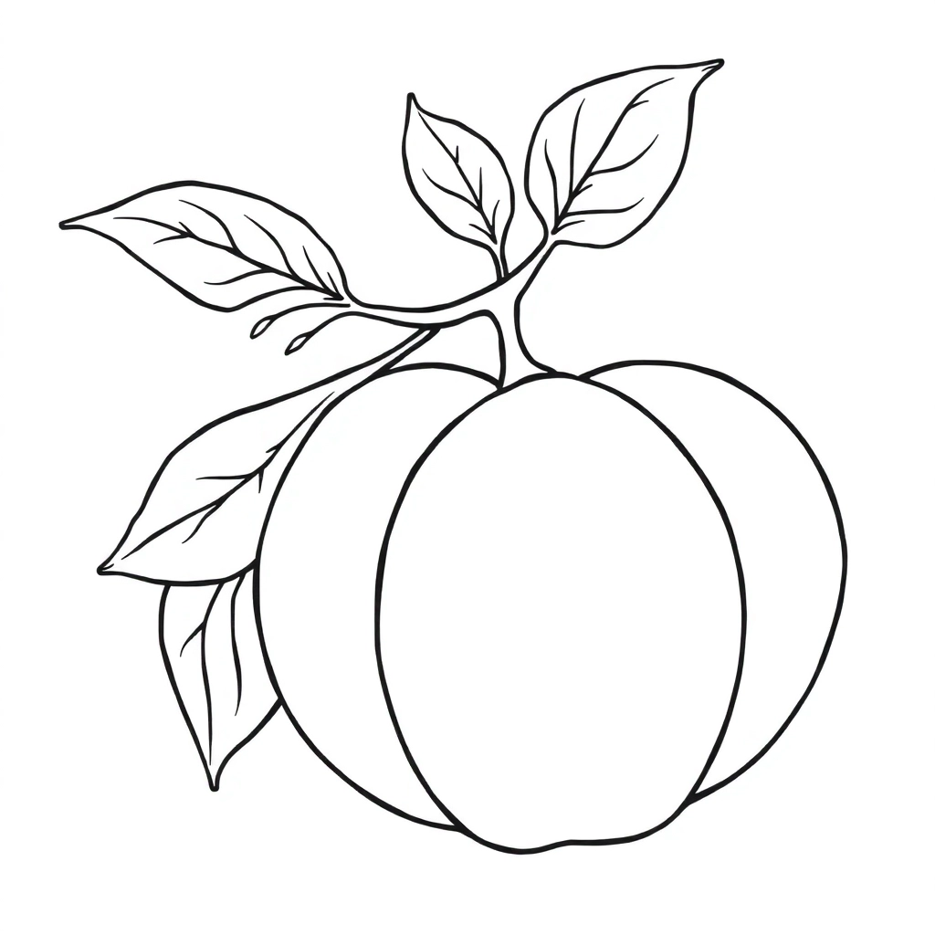 peach صفحات التلوين