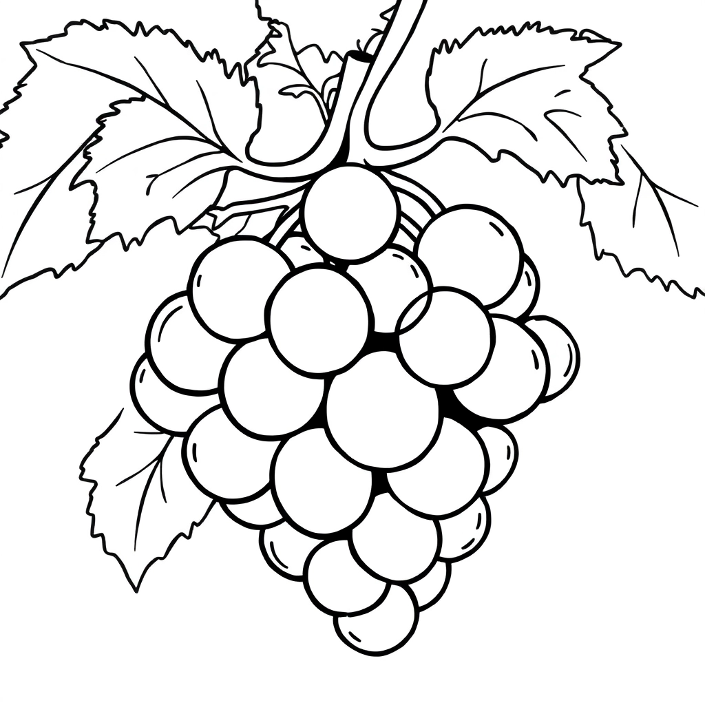 Grape صفحات التلوين