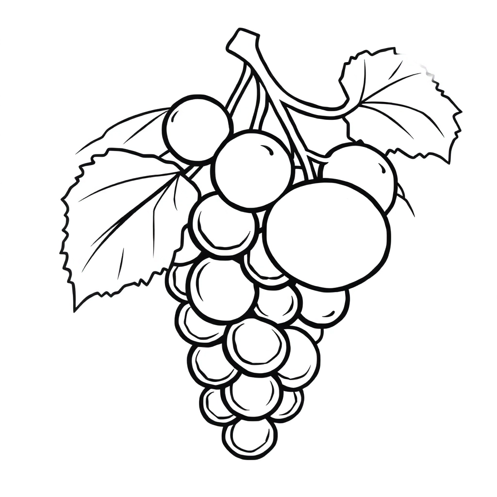 Grape صفحات التلوين