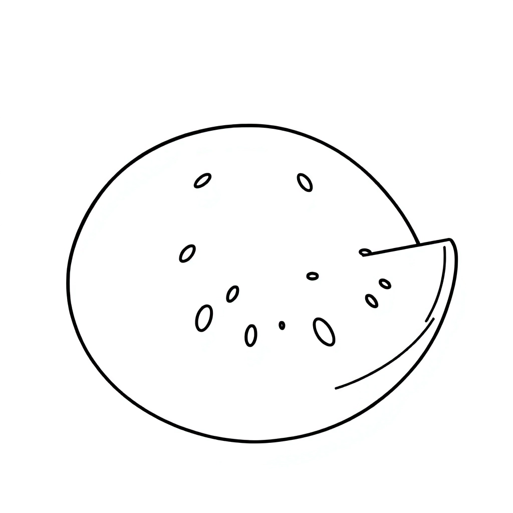Watermelon صفحات التلوين
