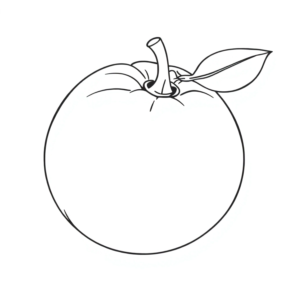 orange صفحات التلوين