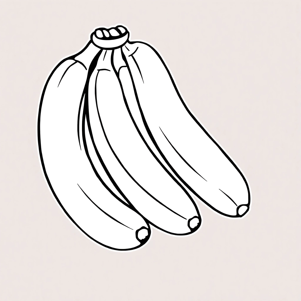 bananas صفحات التلوين