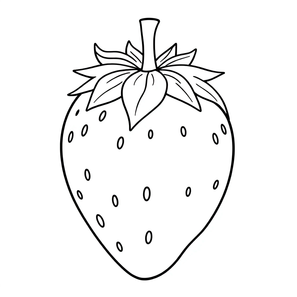 Strawberry صفحات التلوين