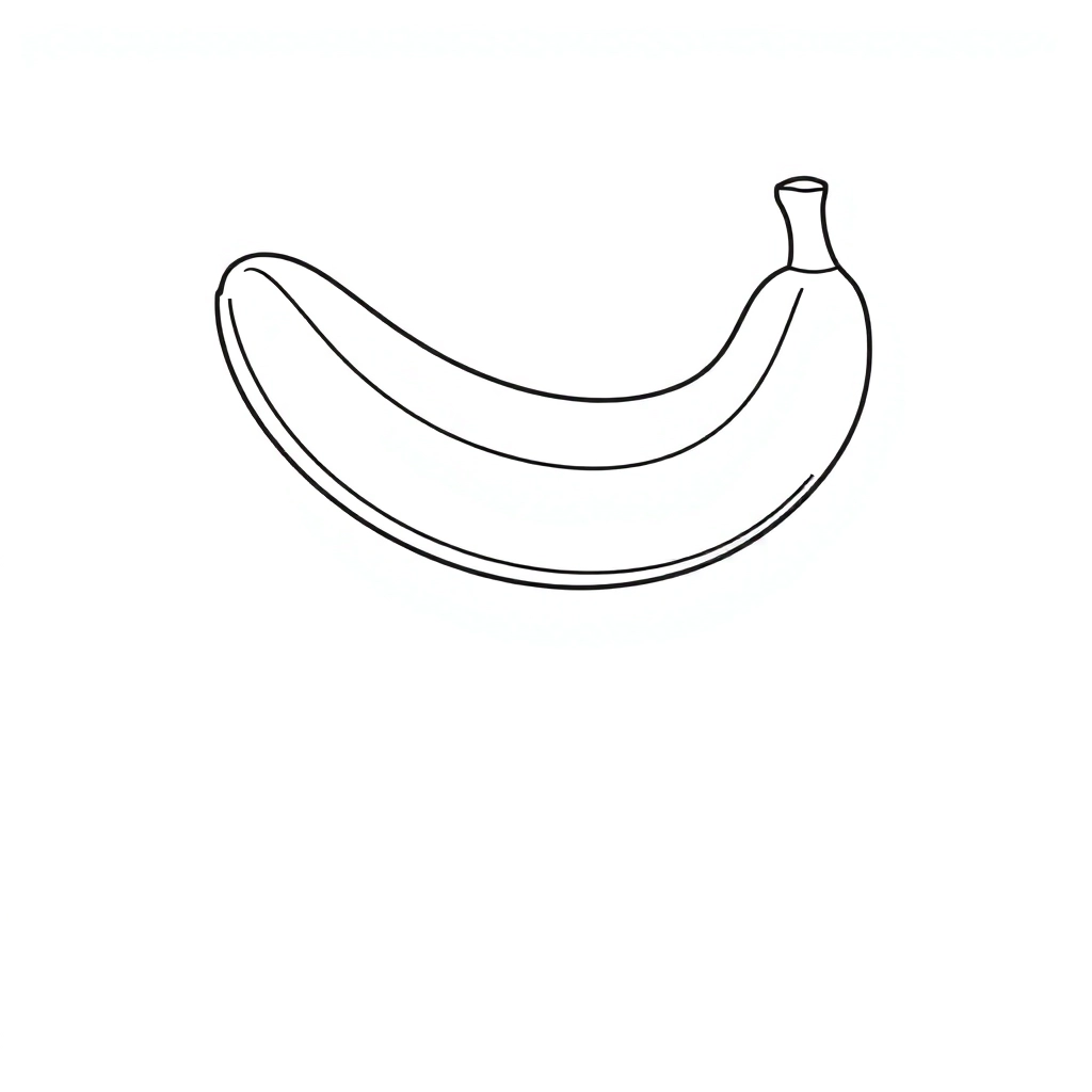 Banana صفحات التلوين