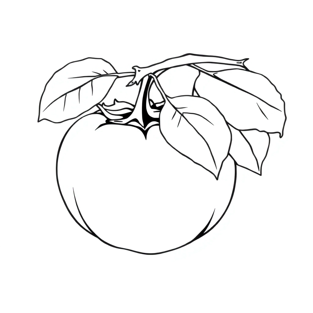 Persimmon صفحات التلوين
