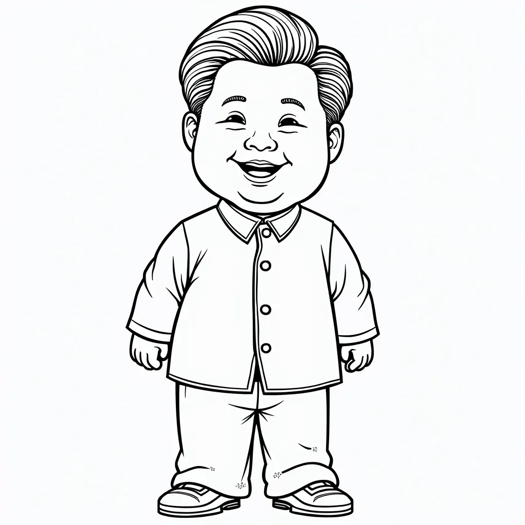 习近平 coloring pages